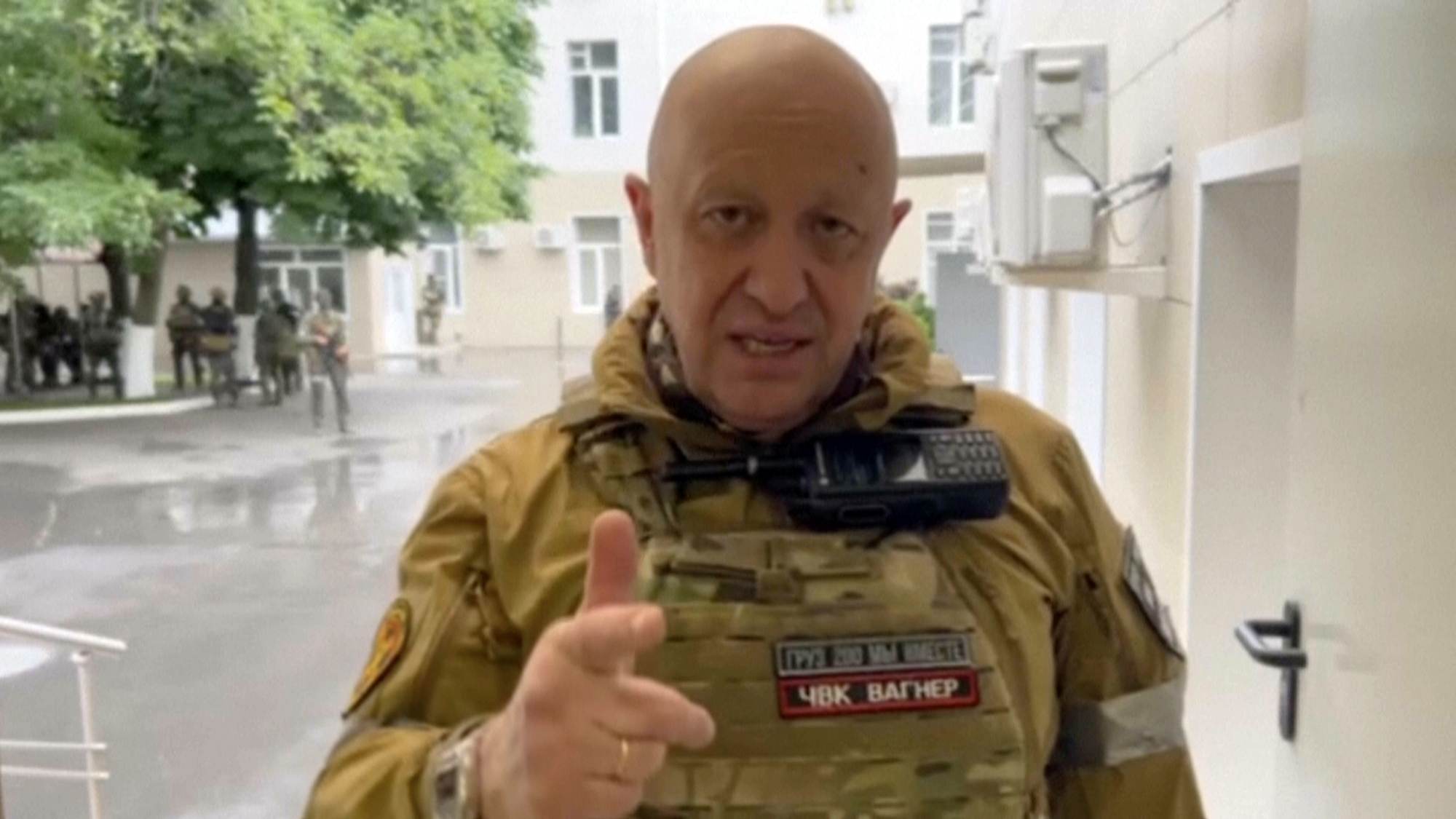 FILE - In this handout photo taken from video released by Prigozhin Press Service, Yevgeny Prigozhin, the owner of the Wagner Group military company, records his video addresses in Rostov-on-Don, Russia, Saturday, June 24, 2023. Russias rebellious mercenary chief Yevgeny Prigozhin walked free from prosecution for his June 24 armed mutiny, and its still unclear if anyone will face any charges in the brief uprising against the military or for the deaths of the soldiers killed in it. 