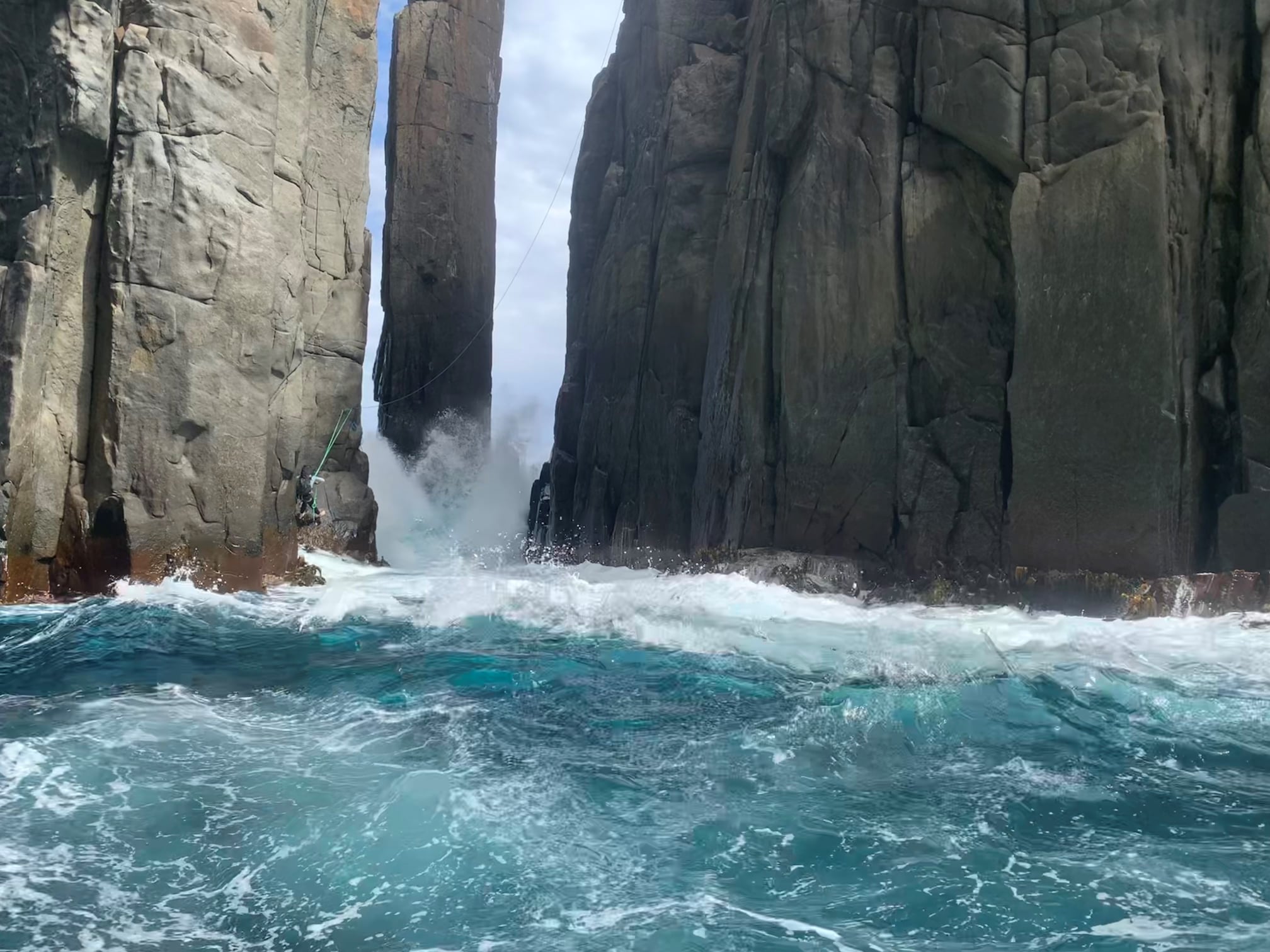 'The Candlestick' is a sheer sea cliff that reaches a height of 60 metres. 