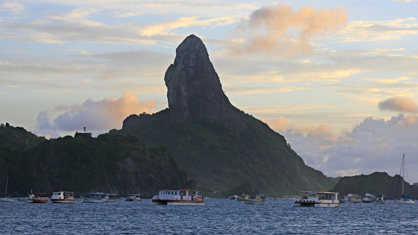 The Fernando de Noronha island in northeast Brazil.