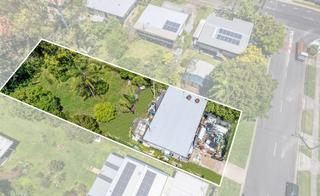 Three-bedroom property for sale in Slacks Creek, Queensland, is a mystery with only aerial shots shown in the listing.