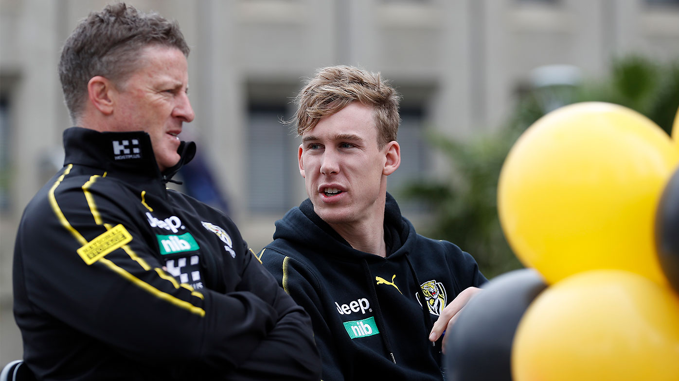 Damien Hardwick and Tom Lynch