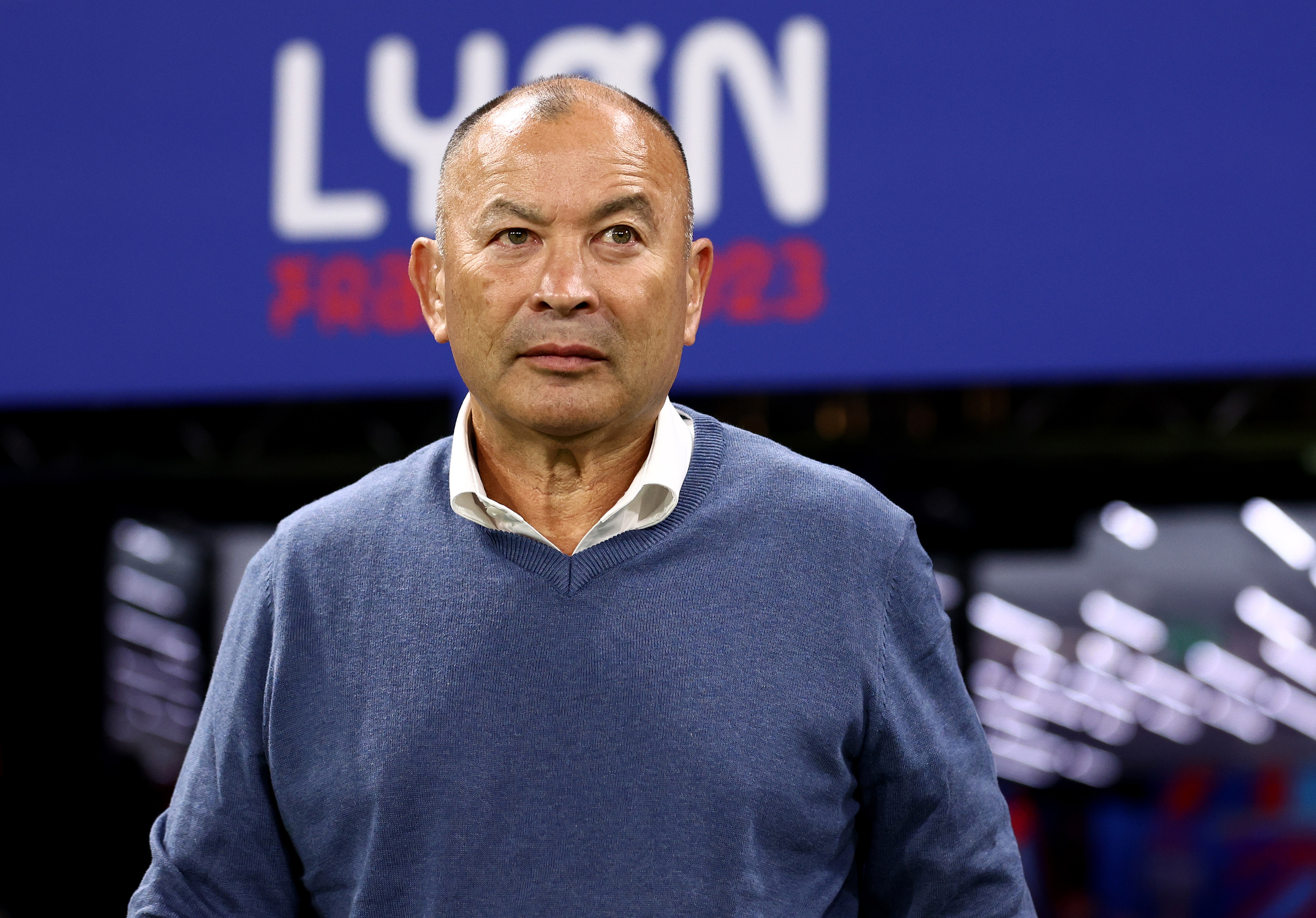 Eddie Jones, head cach of Australia, prior to the career-defining Rugby World Cup loss to Wales.