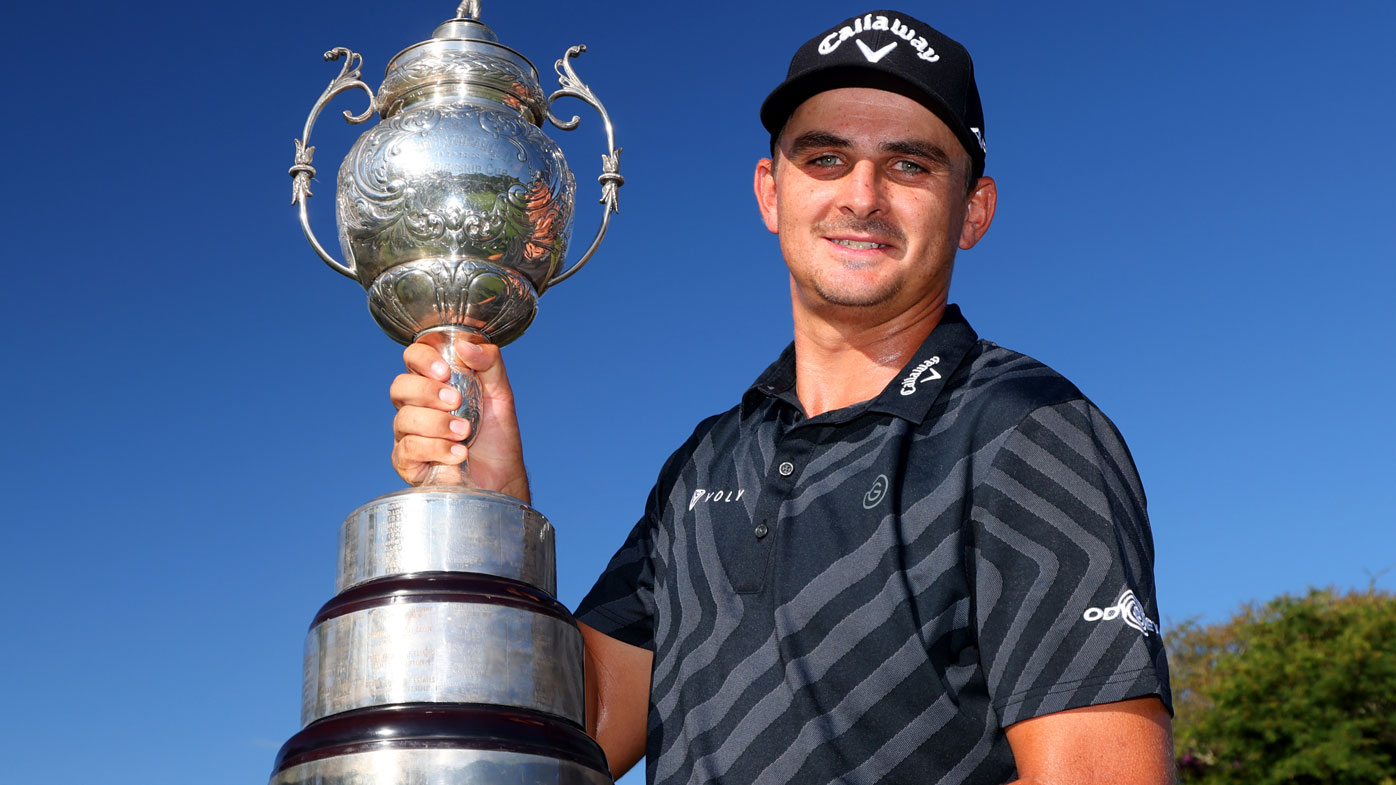 Christiaan Bezuidenhout claims the South African Open. (Getty)