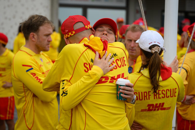Hundreds of Lifeguards were in attendance.