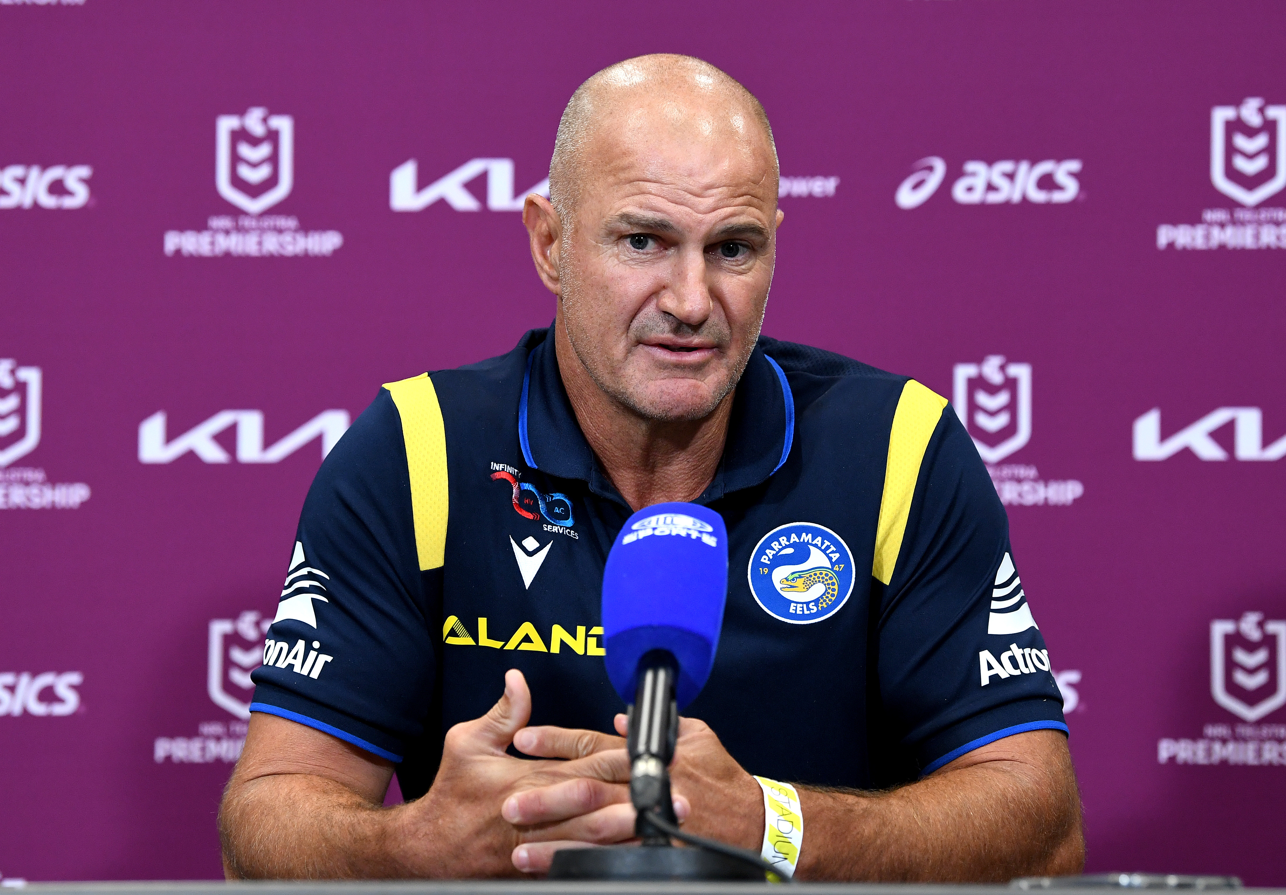 Coach Brad Arthur of the Eels.