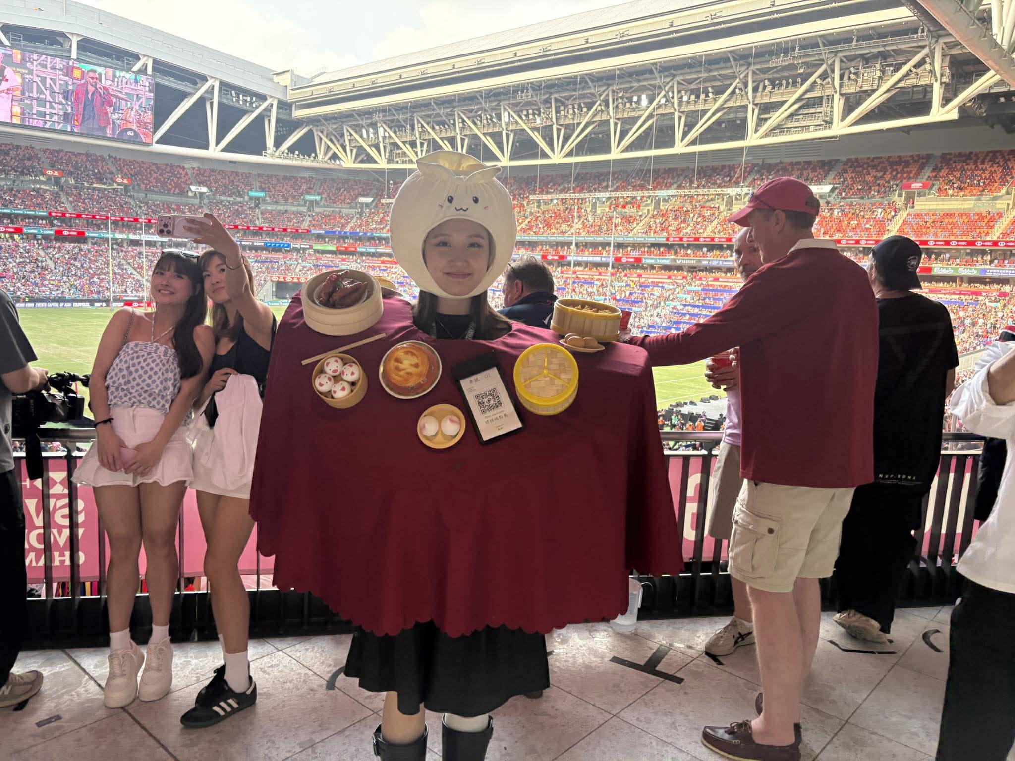 One of the best dressed at the 2026 Hong Kong Sevens.