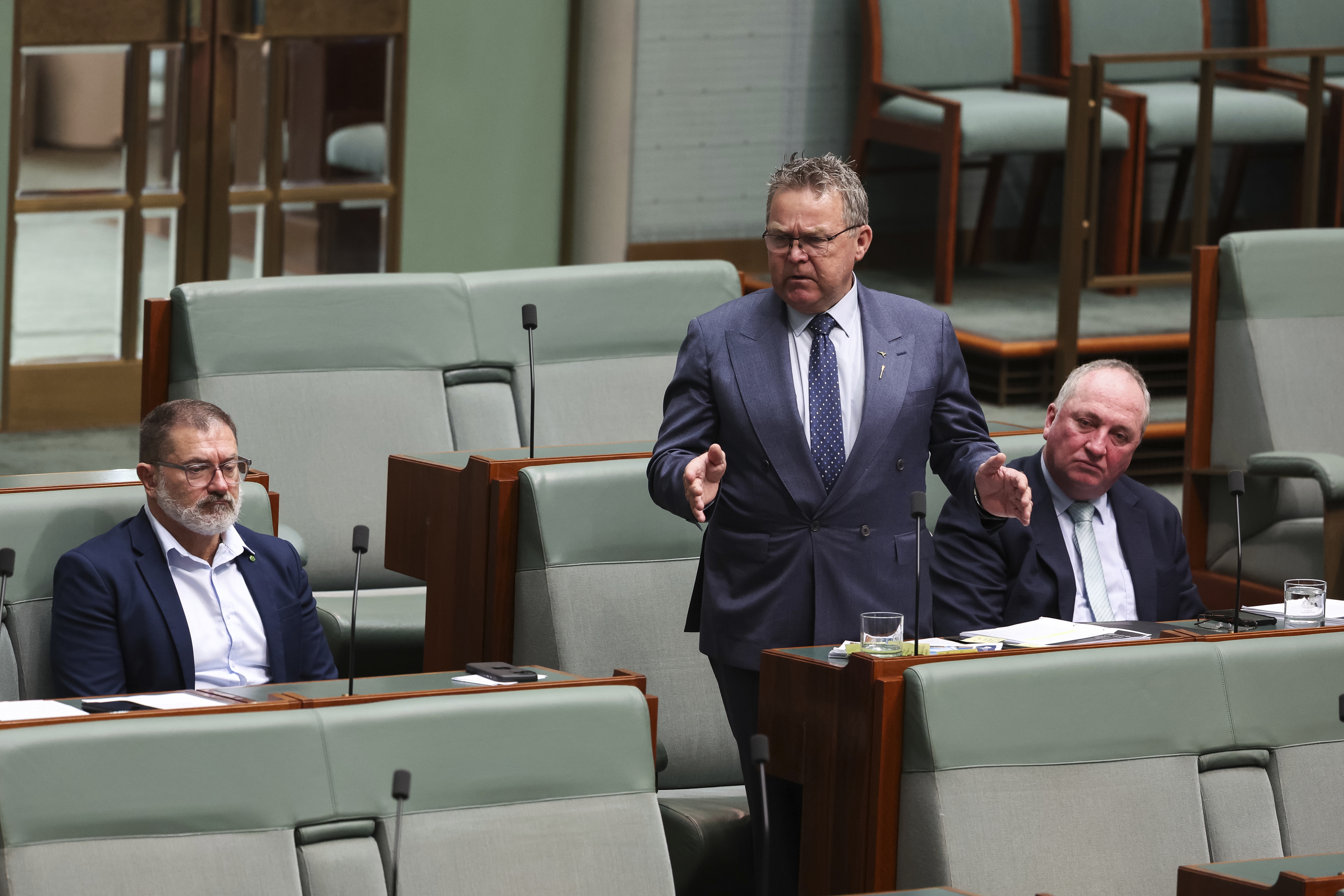 Member for Flynn, Colin Boyce, speaks on the Repeal Net Zero Bill 2025, in the House of Representatives at Parliament House in Canberra on Monday 1 September 2025.