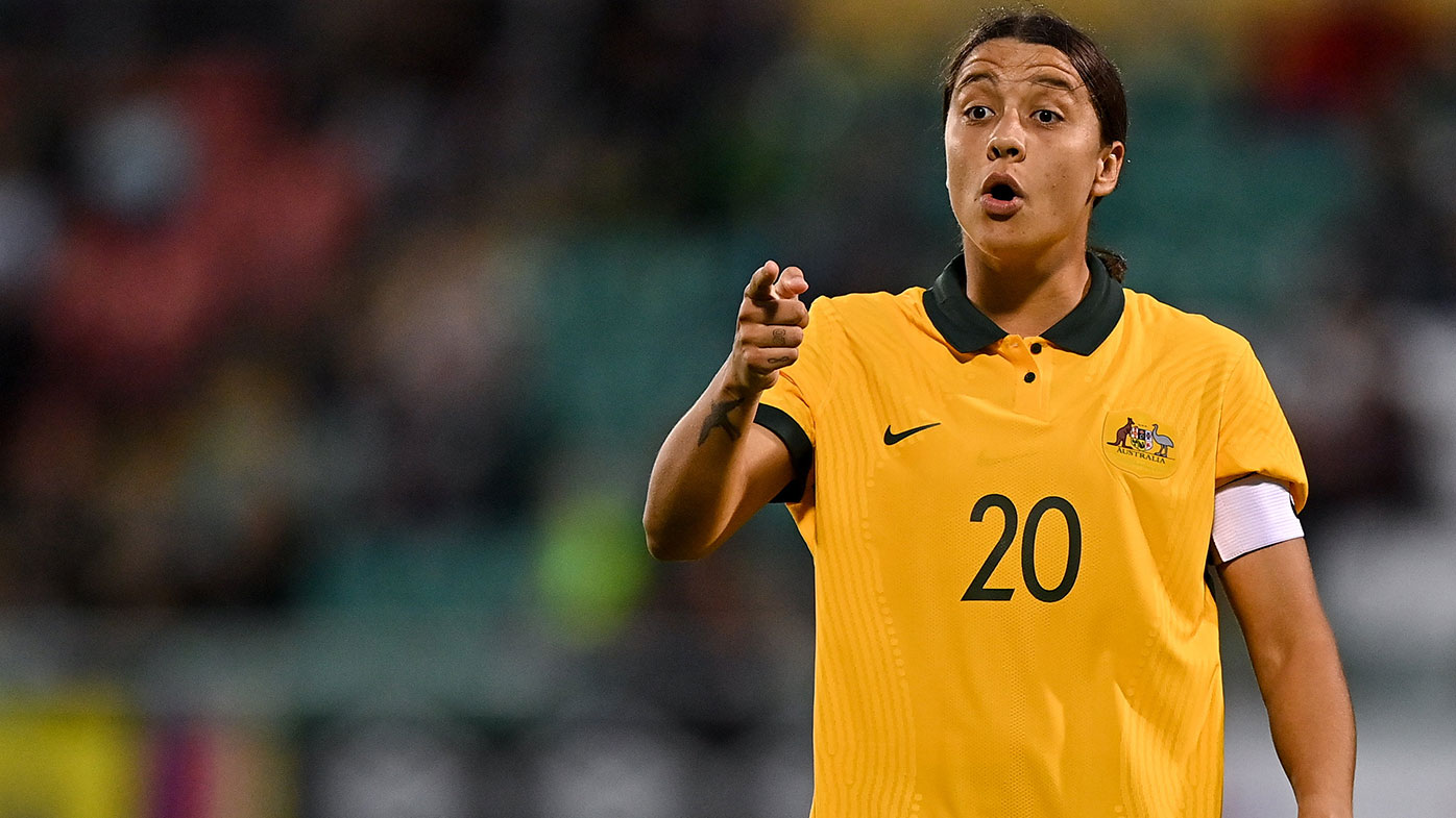 Sam Kerr of the Matildas