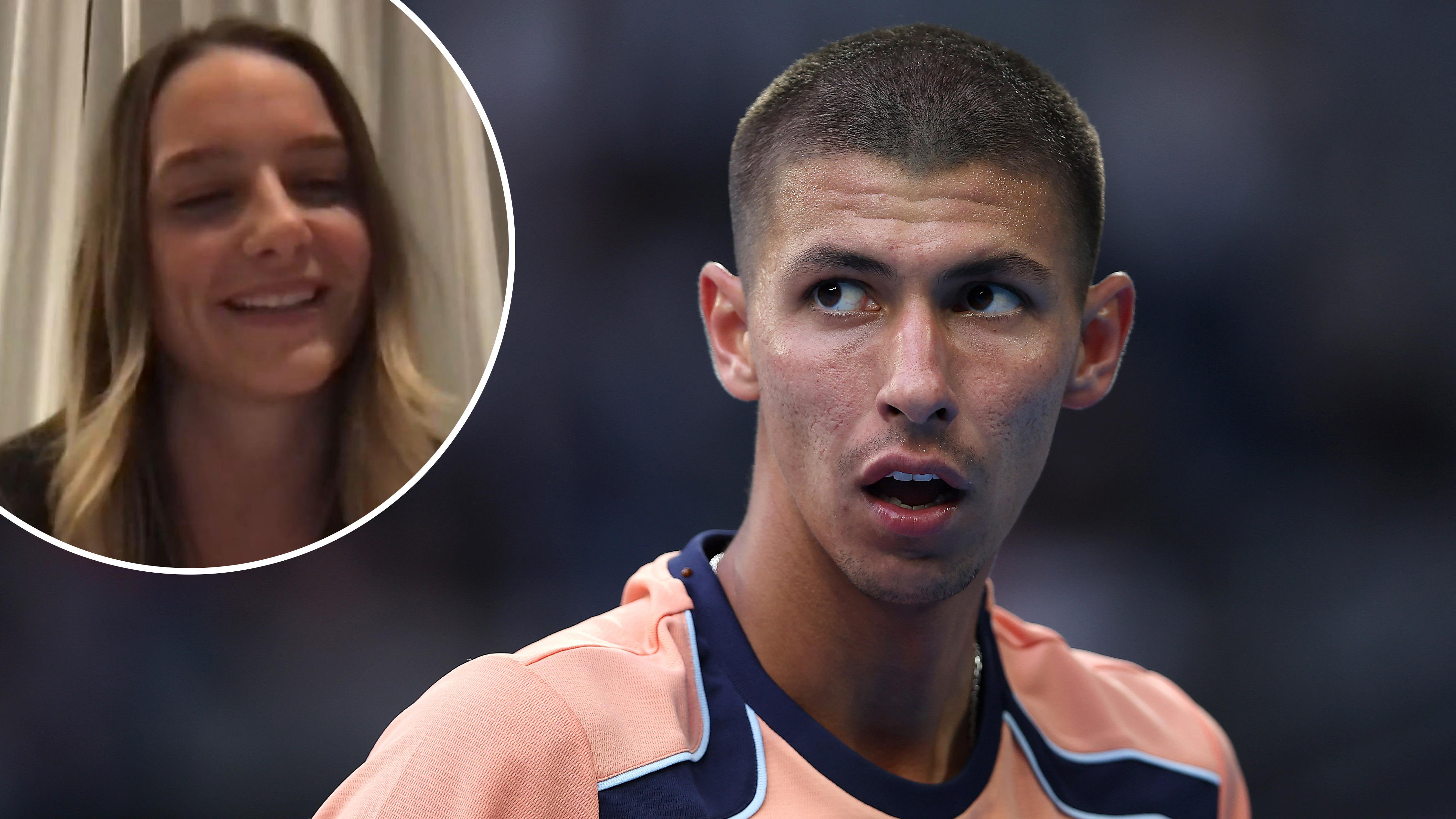 Alexei Popyrin's partner Amy Pederick has lifted the lid on the 23-year-old's 'tough' 2022 season.
