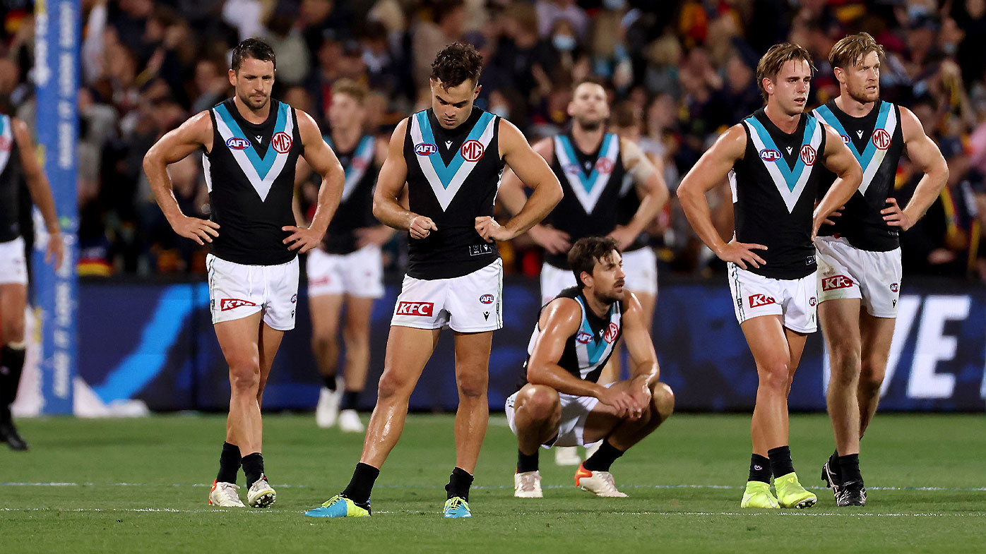 AFL Jordan Dawson goal gives Adelaide Crows Showdown win over Port Adelaide, video, scores