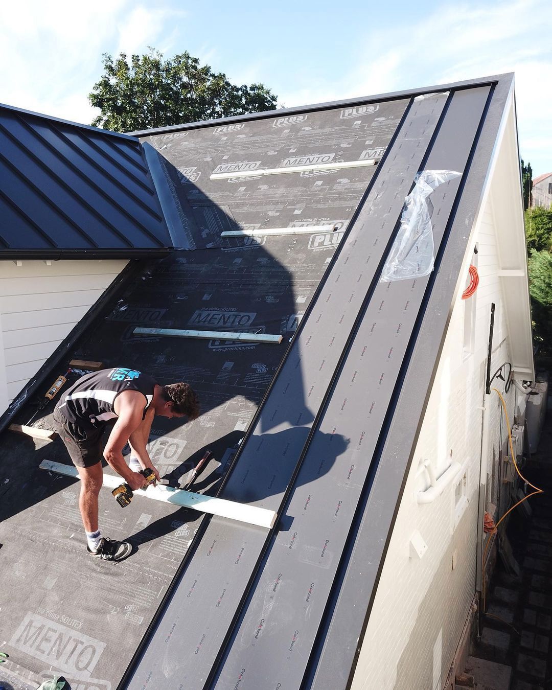 Iconic Metal Roofing owner ﻿Ivan Lazic on the tools