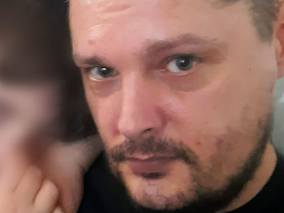 James, the husband of Naomi Richings who died in a housefire in Orange. James was injured trying to save her from the blaze.