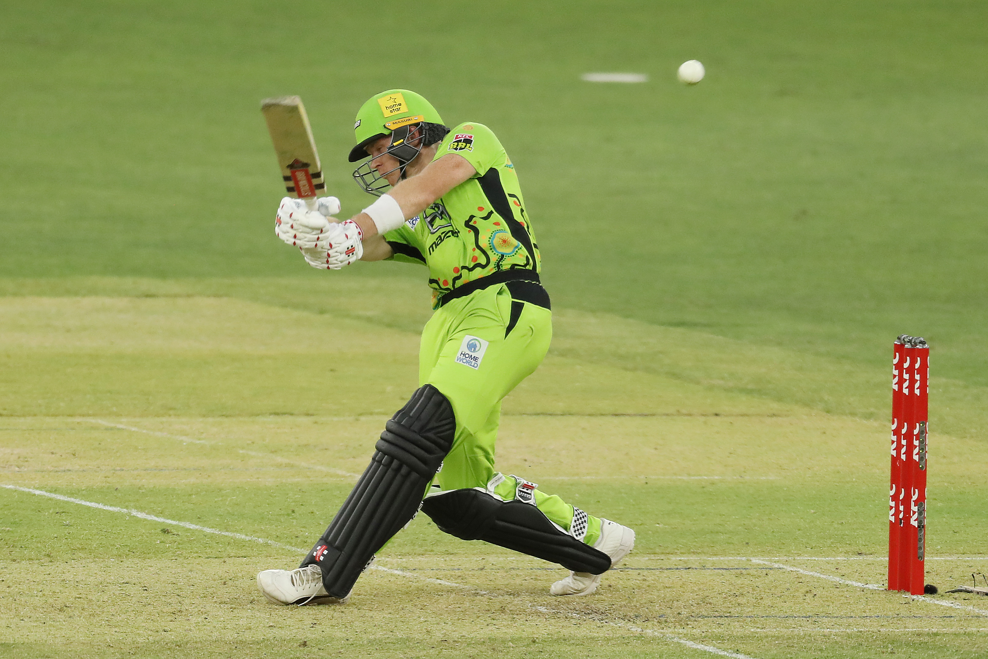 Sam Billings of the Thunder bats during the Big Bash League match.