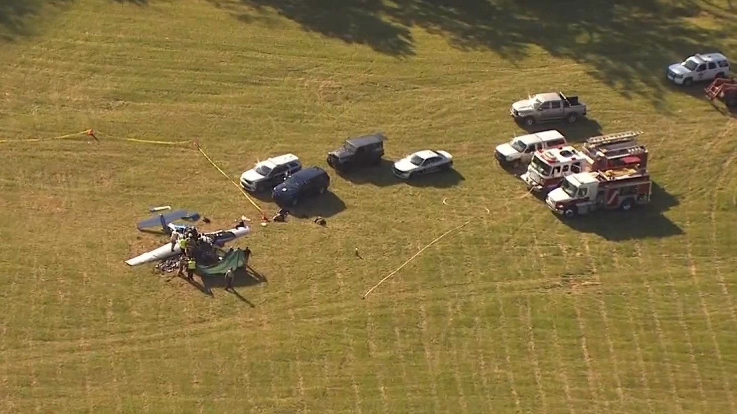 A plane carrying three people crashed in Franklin, North Carolina, on September 18.