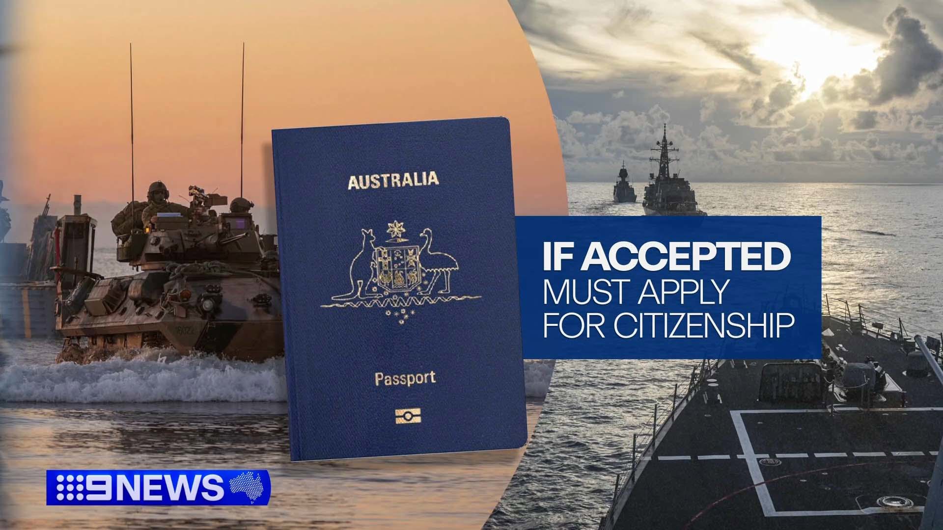 Hundreds of foreigners invited to join Australian Defence Force