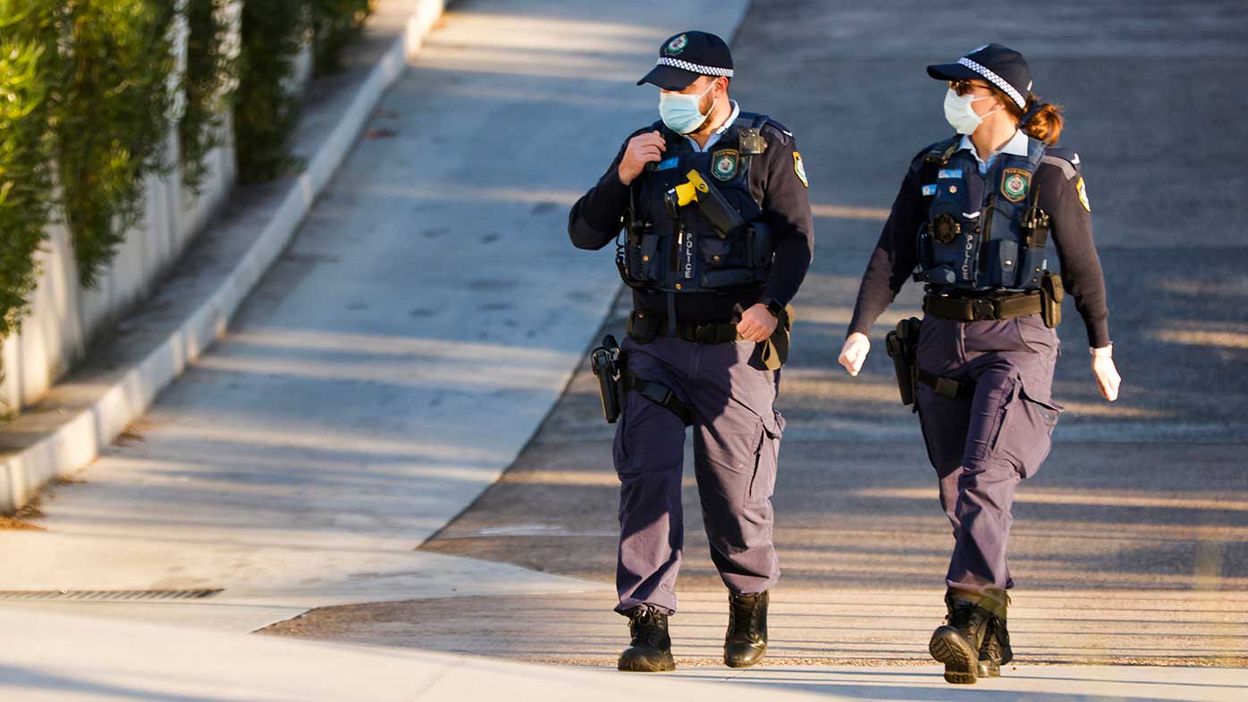 Sydney police found a man had gone to work knowing he had coronavirus.