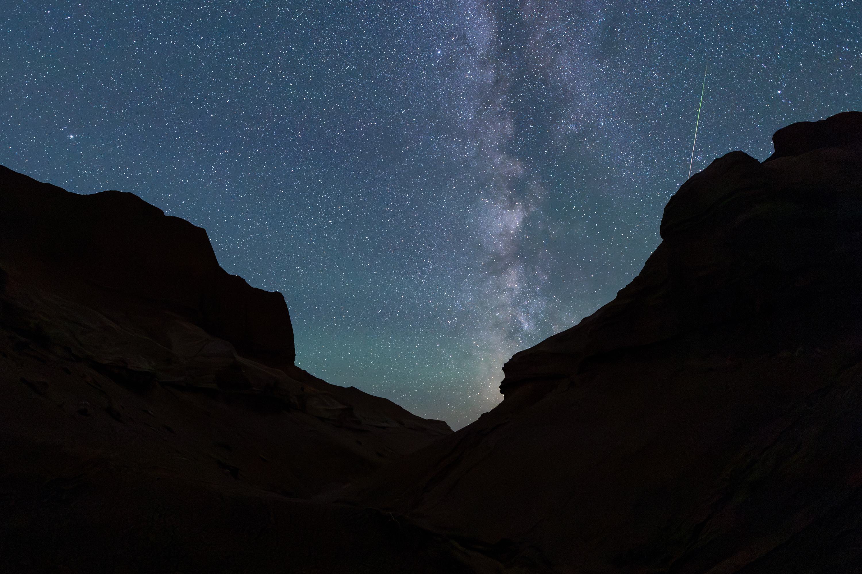 The Perseids meteor shower in Mongolia in 2023. 