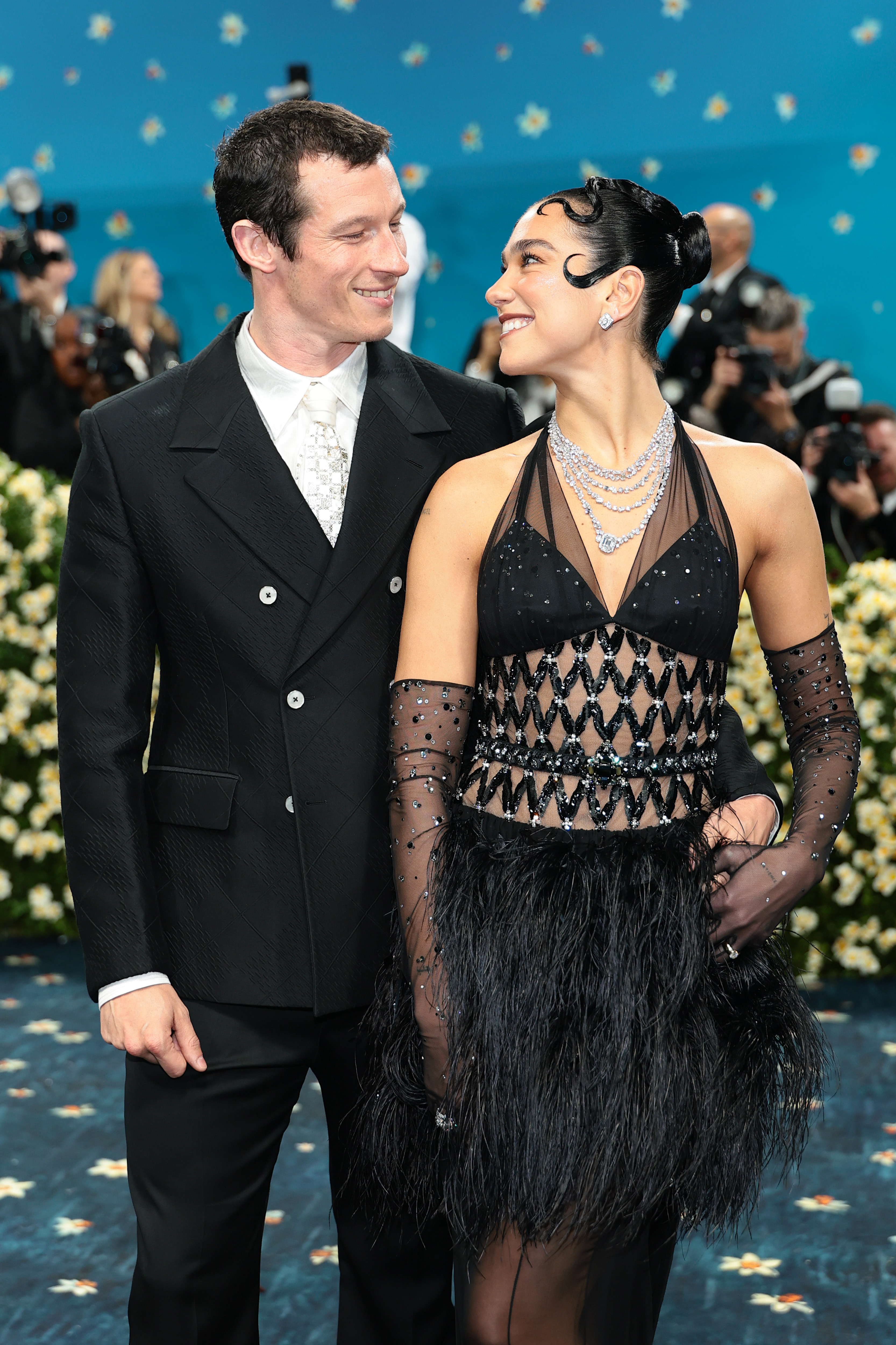 Callum Turner and Dua Lipa
