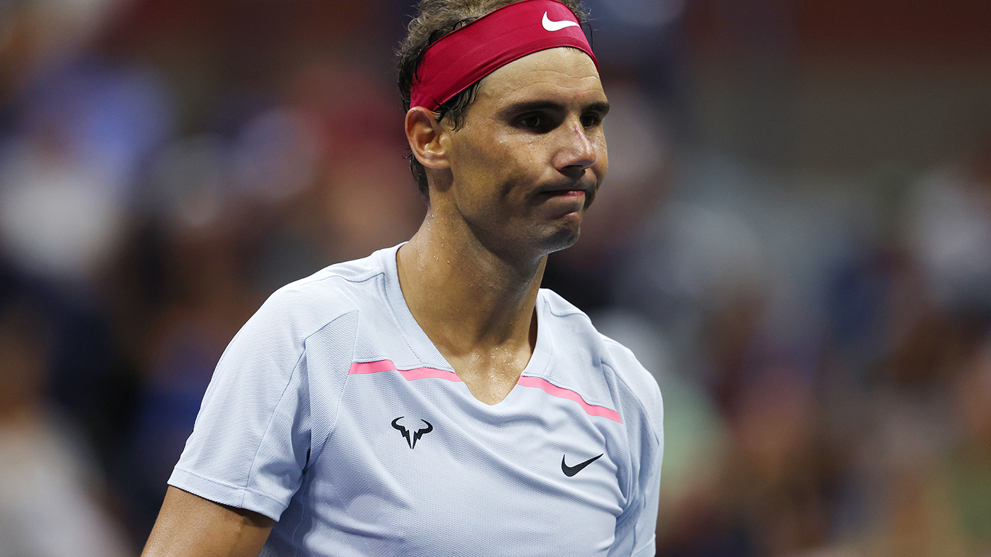 Rafael Nadal is out of the US Open after losing to Frances Tiafoe.