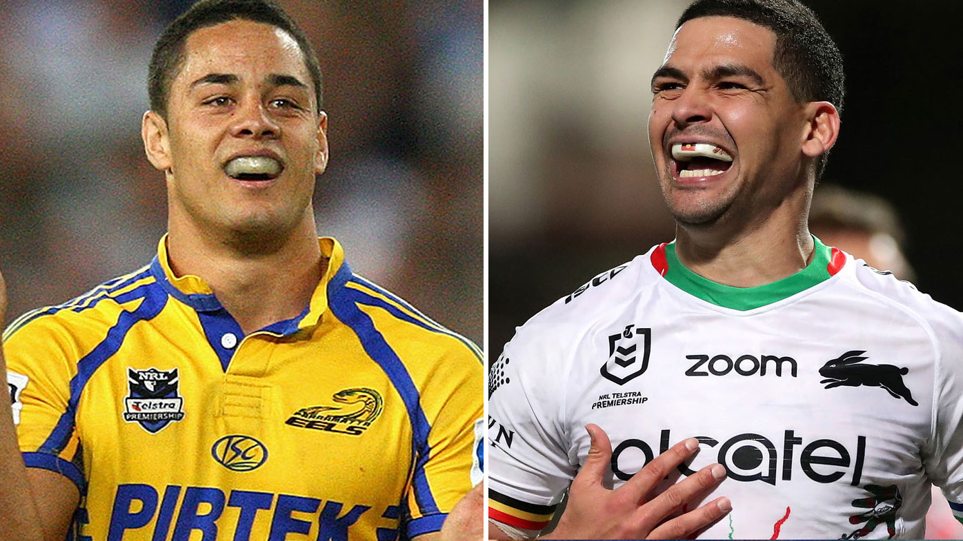 Andrew Johns says Cody Walker is nearing the heights of Jarryd Hayne's iconic 2009 run of form. (Getty)