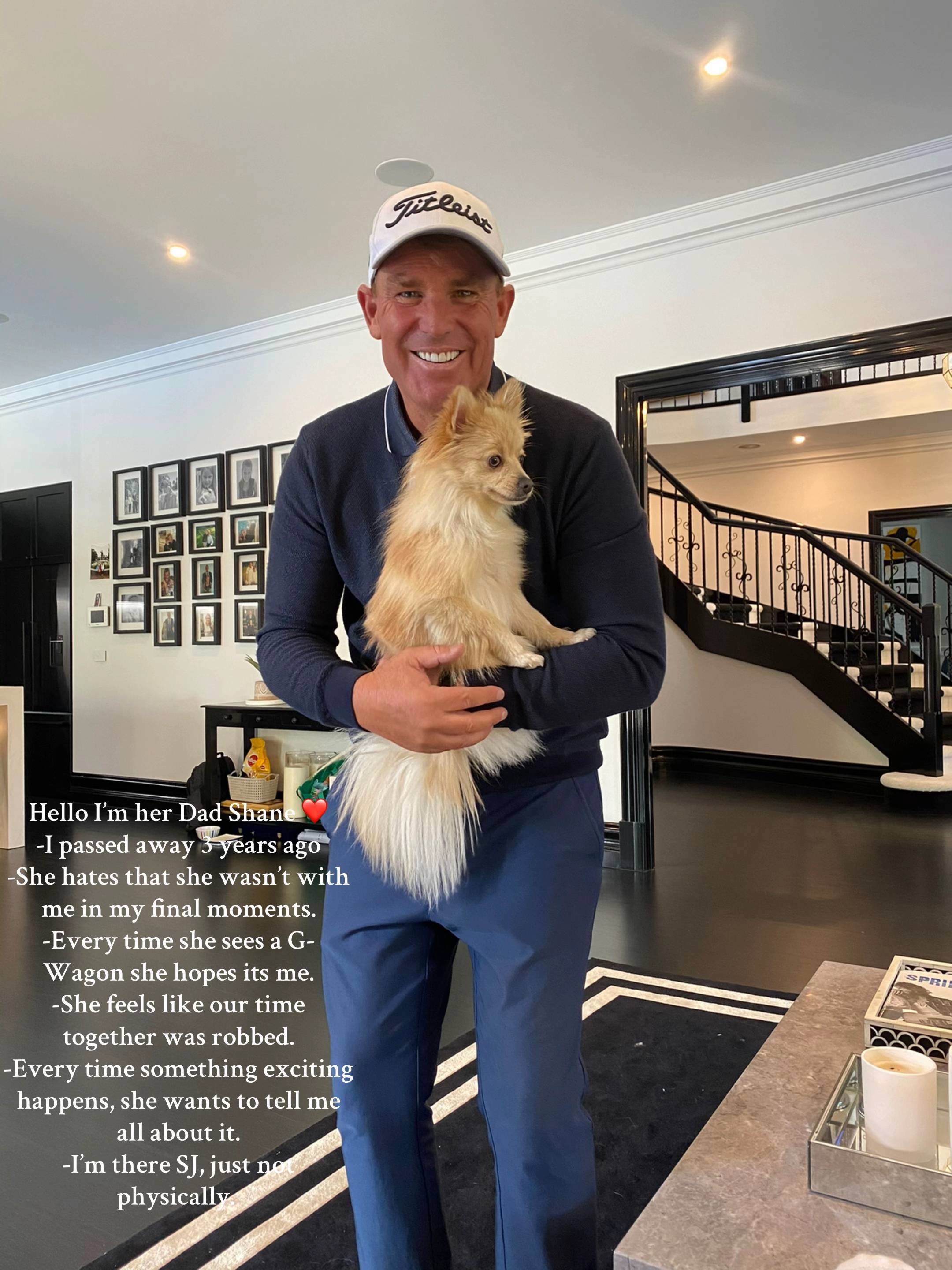 Shane Warne's daughter Summer Warne shares heartbreaking post about her dad three years on from his death