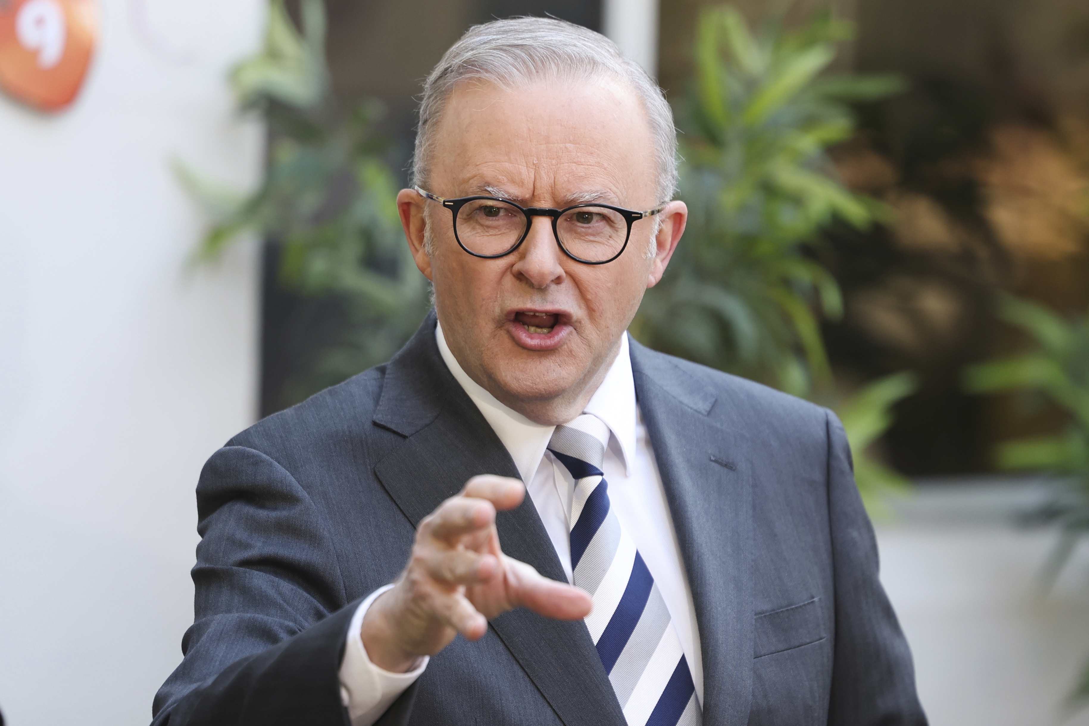 Prime Minister Anthony Albanese at a press conference