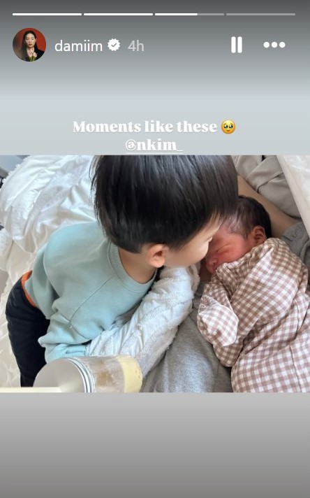 Dami Im welcomes second child