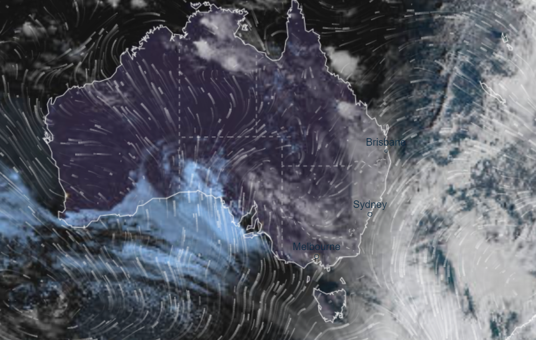 Australia weather for November 25