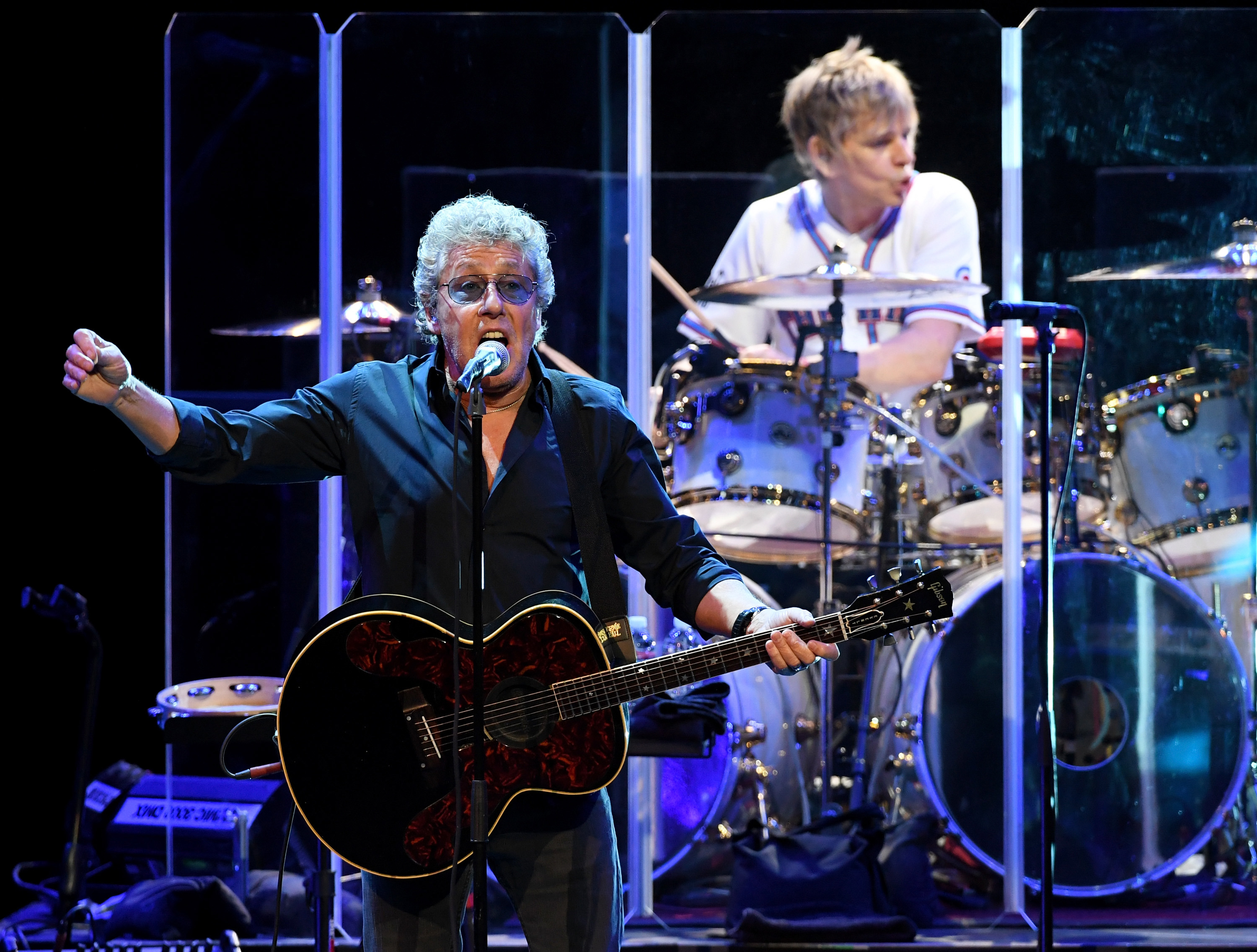 Zak Starkey and Roger Daltrey