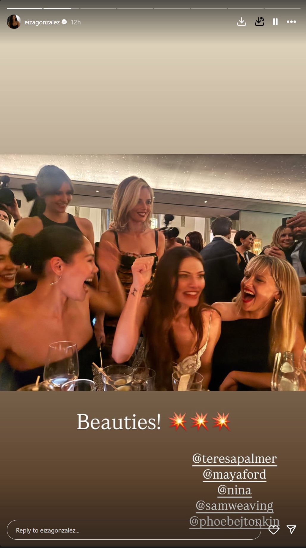 Phoebe Tonkin wedding Nina Dobrev, Samara Weaving, Teresa Palmer, Maya Ford
