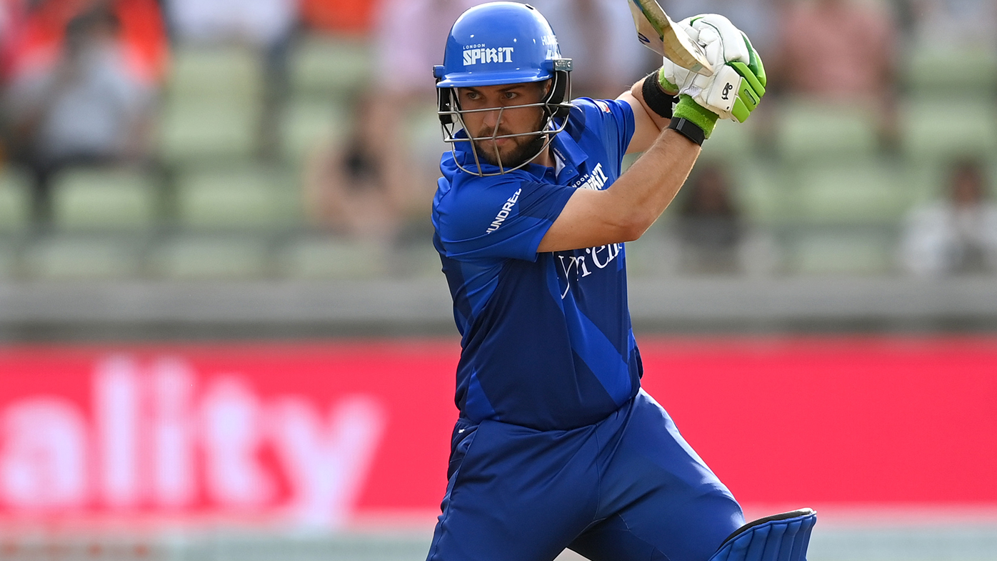 Josh Inglis, here batting for London Spirit, has been named in the Australian squad for the T20 World Cup.