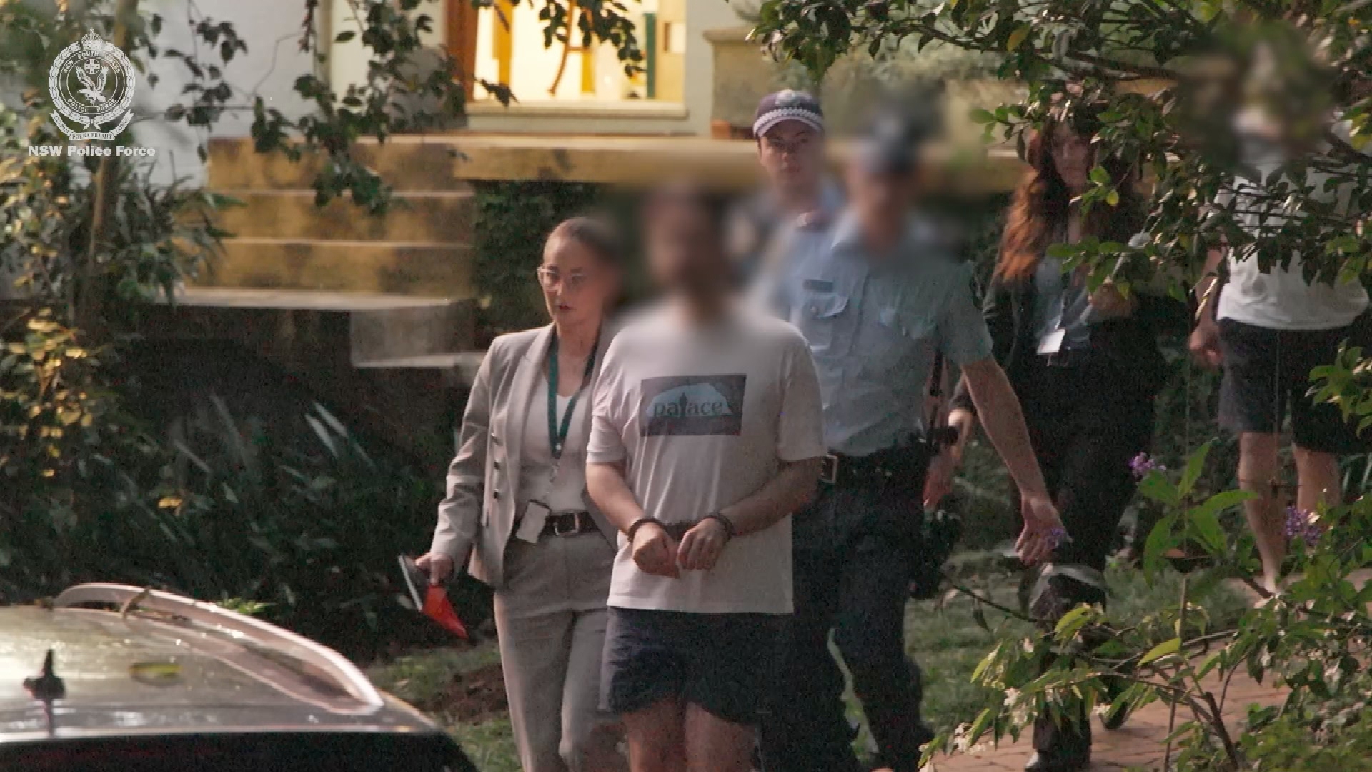Police raided a home in Sydney's north in the early hours of the morning.