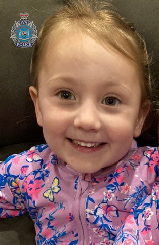Police are urgently searching for Cleo Smith, who was last seen at 1.30am at the Blowholes campsite in Macleod.