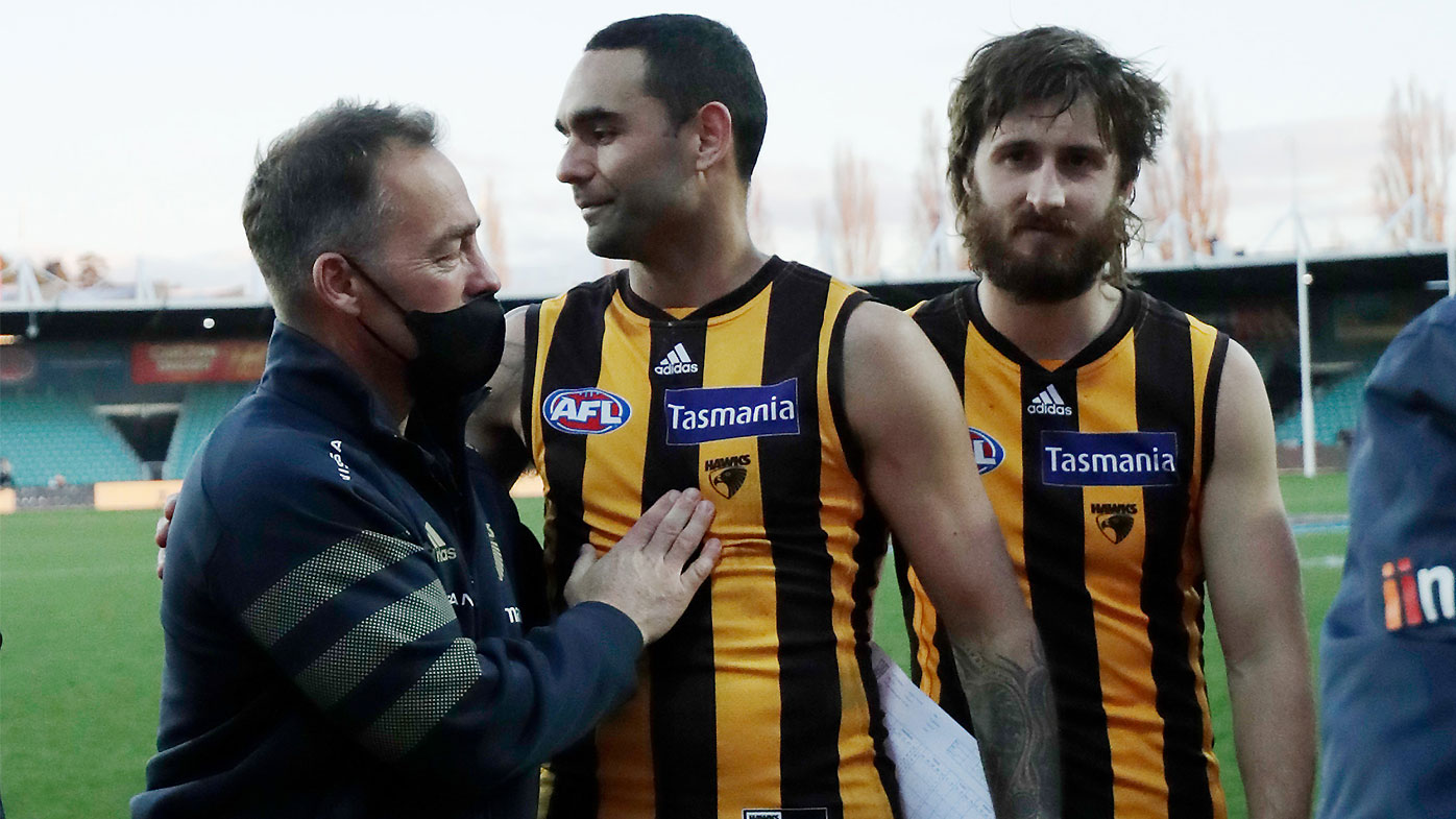 Alastair Clarkson and Shaun Burgoyne