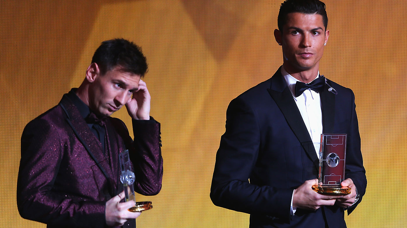 Lionel Messi and Cristiano Ronaldo
