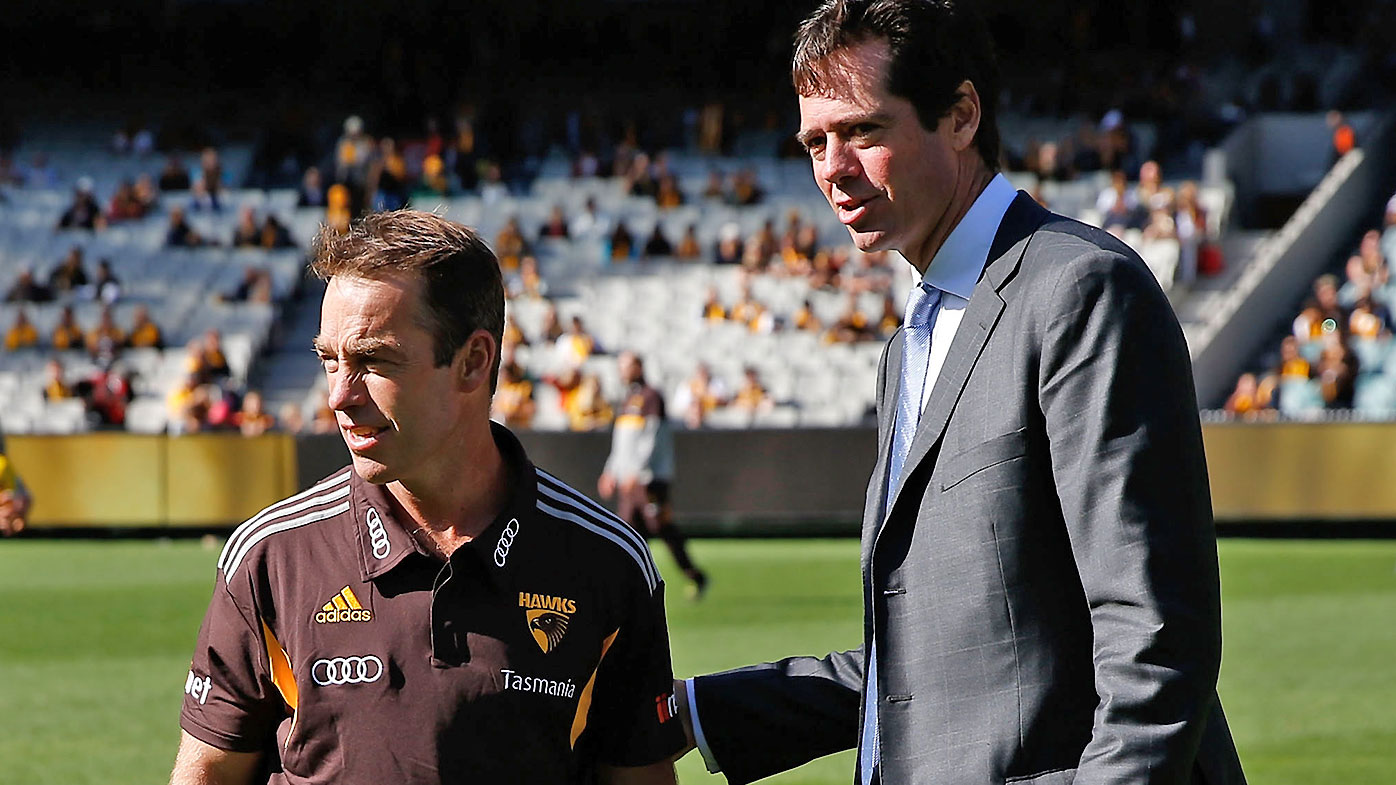 Alastair Clarkson and Gillon McLachlan
