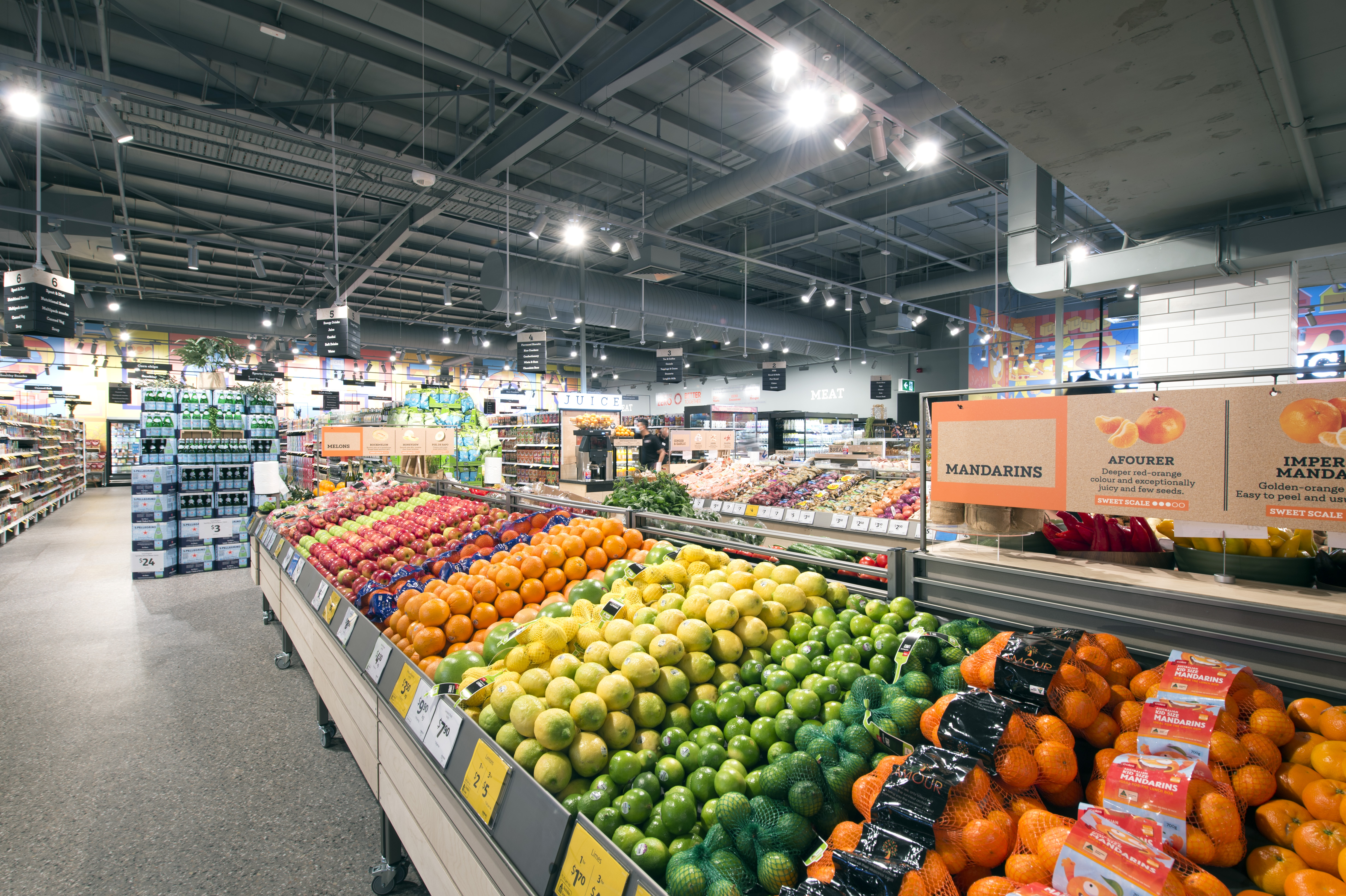 A Coles Local Supermarket at Brighton, Victoria is one of 16 stores offering local produce.