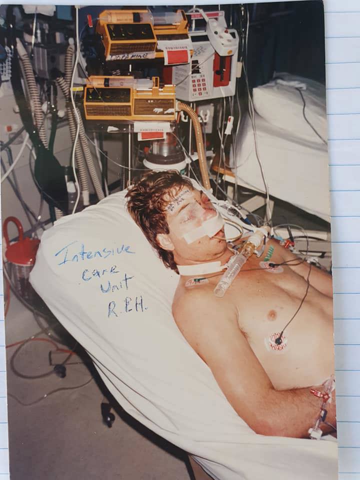 Paul Freeman spent 21 days in hospital including nine days in the intensive care unit