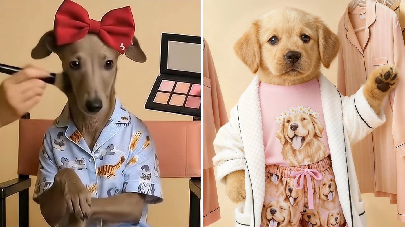 Posts showing the AI-generated dogs featured in Peter Alexander's campaign copped plenty of backlash on Instagram.
