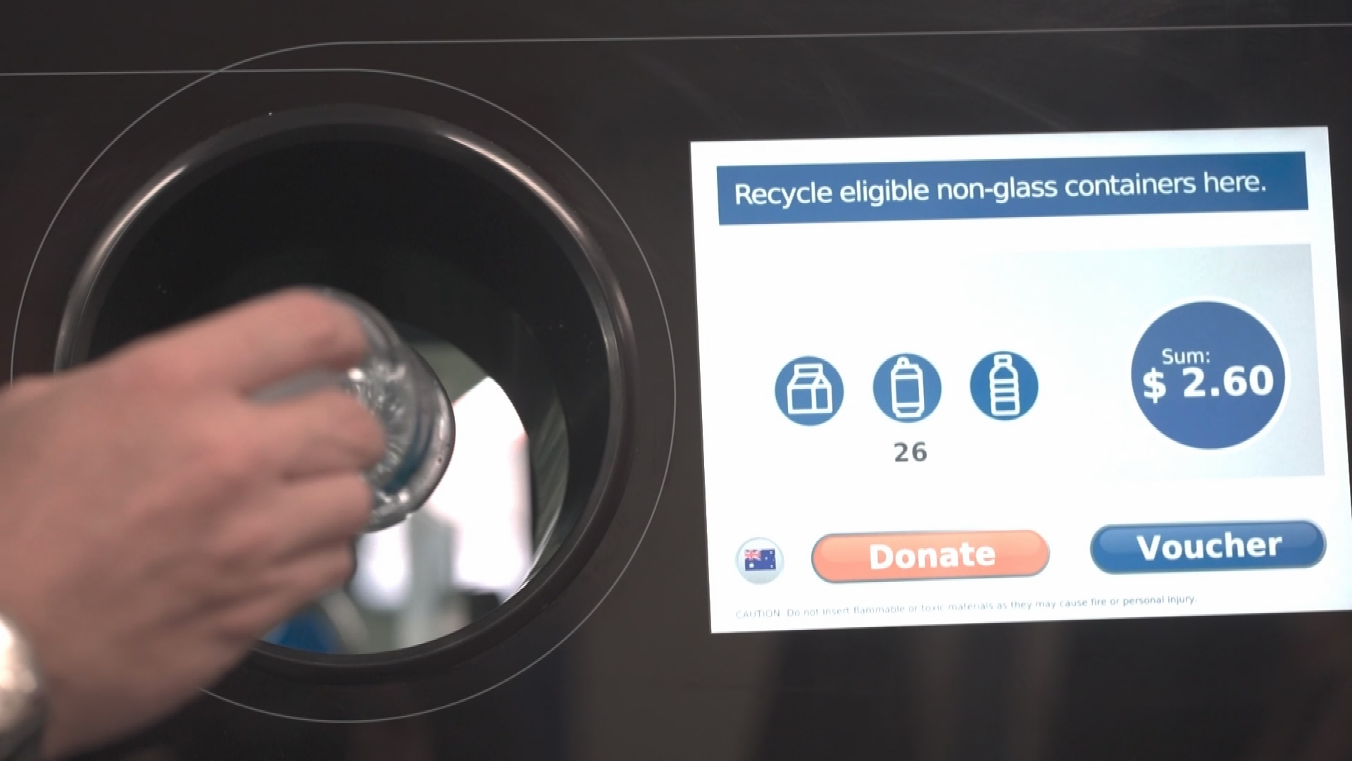 NSW return and earn refunds $800 million and recycles eight billion containers.