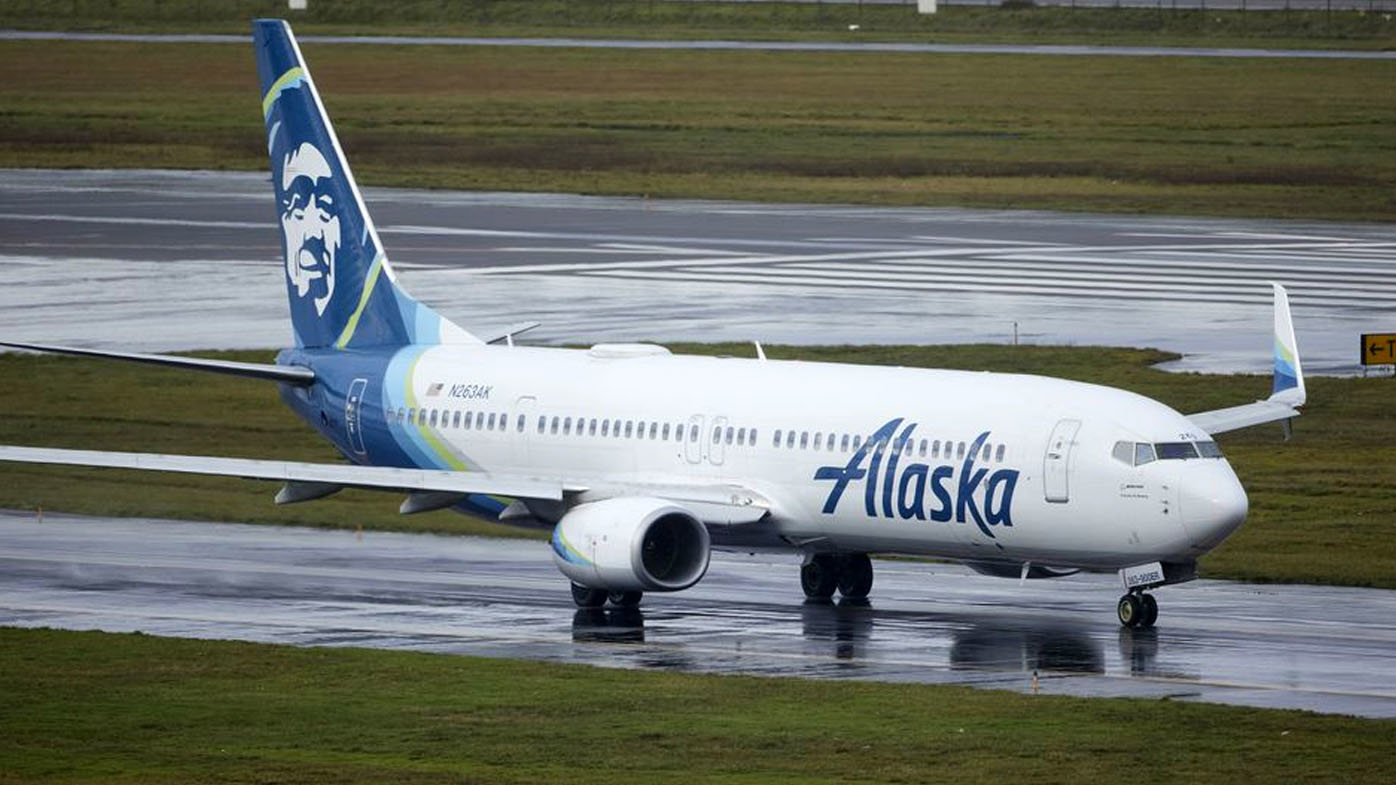 Un avión de Alaska Airlines