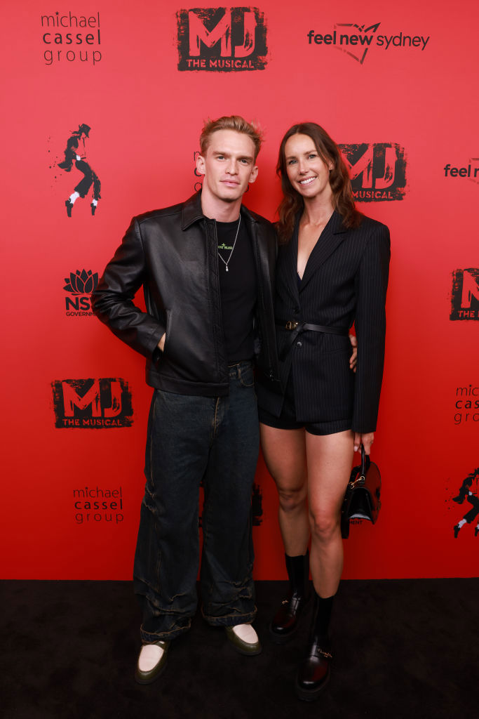 SYDNEY, AUSTRALIA - MARCH 08: Cody Simpson and Emma McKeon attend the Sydney Opening Night Of 