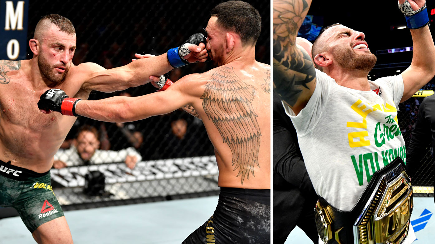Alexander Volkanovski claims UFC featherweight title