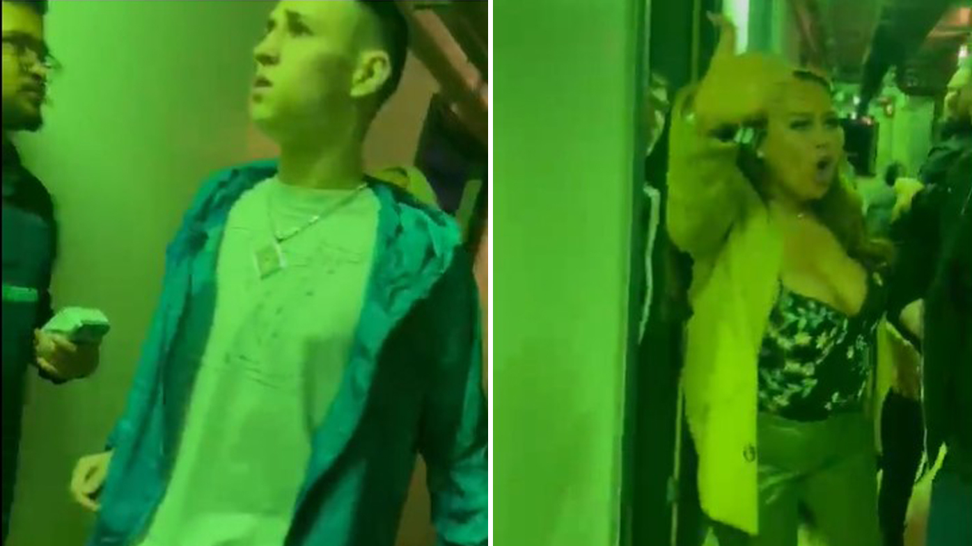 Phil Foden and family are abused by hecklers during the Amir Khan-Kell Brook fight in Manchester.