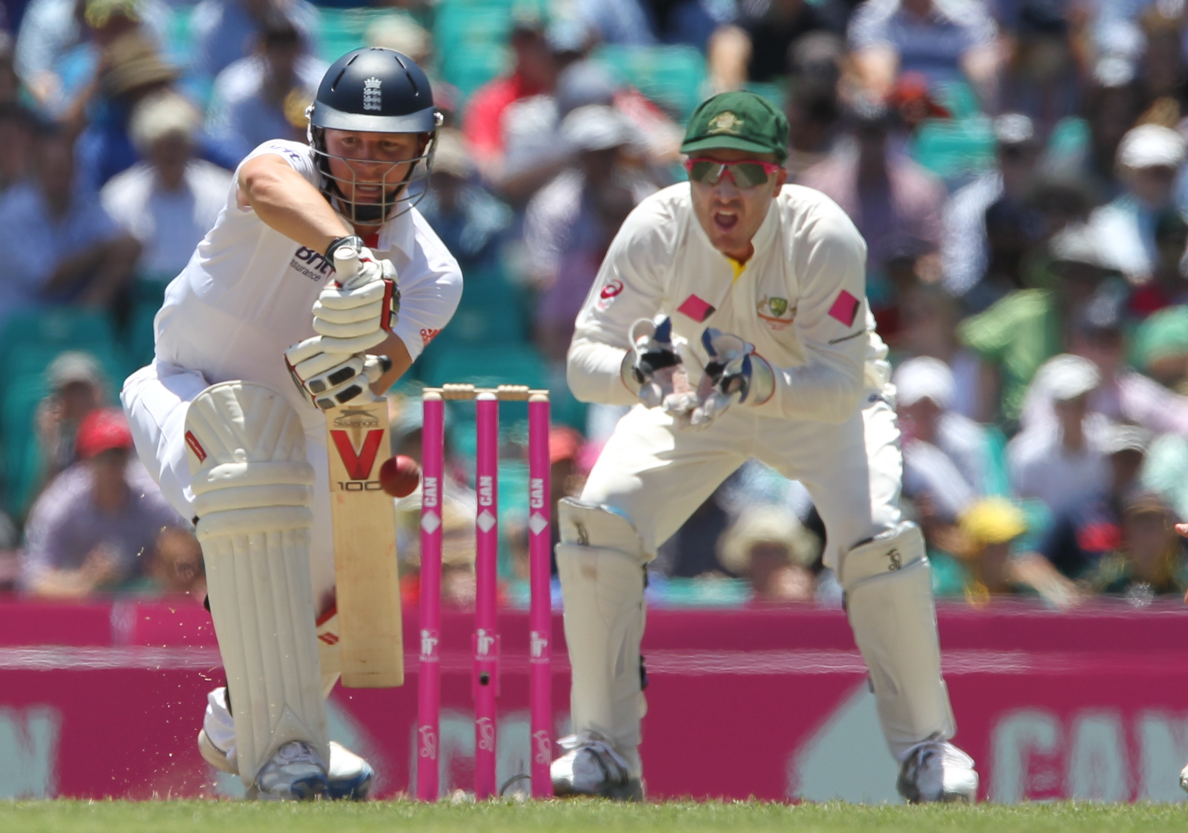 England player Gary Ballance at the Sydney Cricket Ground in 2014.