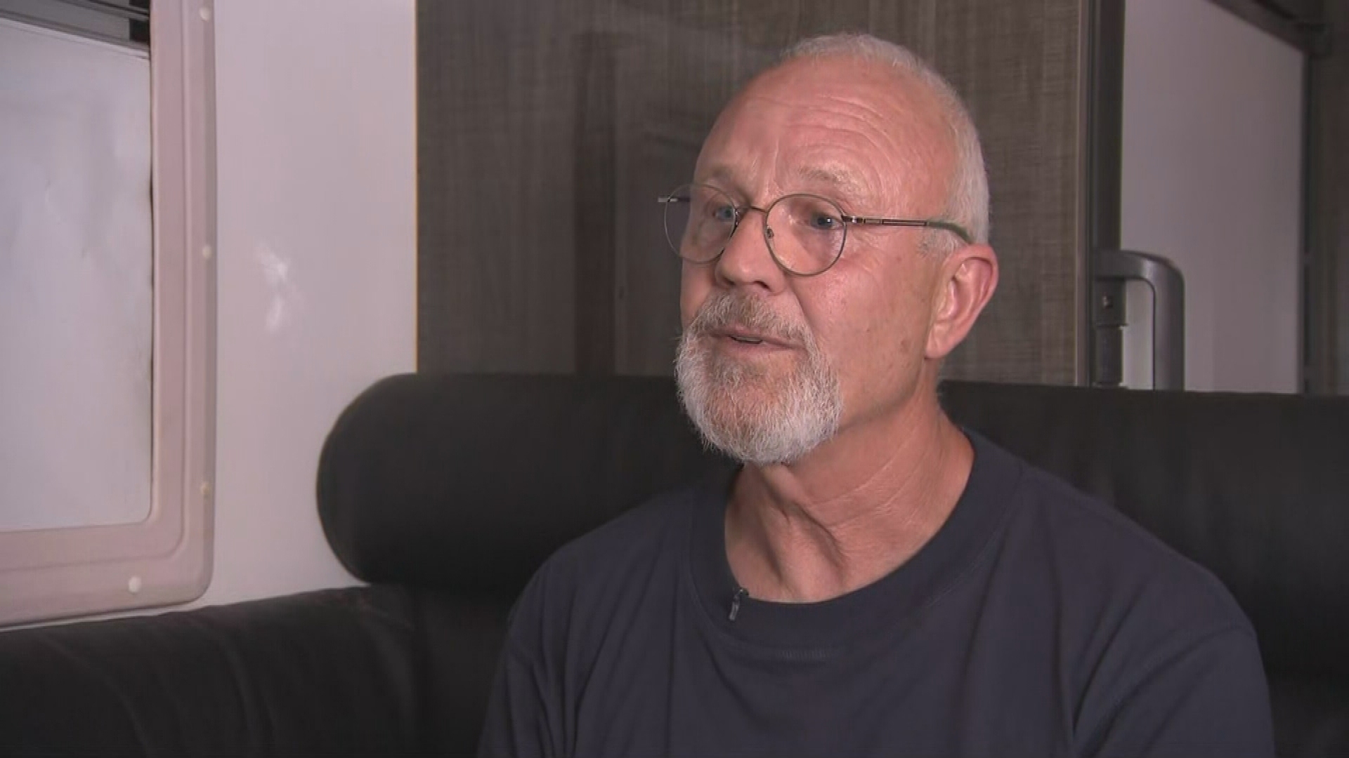 Mark Norton was turned away by his bank, ANZ, and was unable to access cash because he no longer has a debit card.