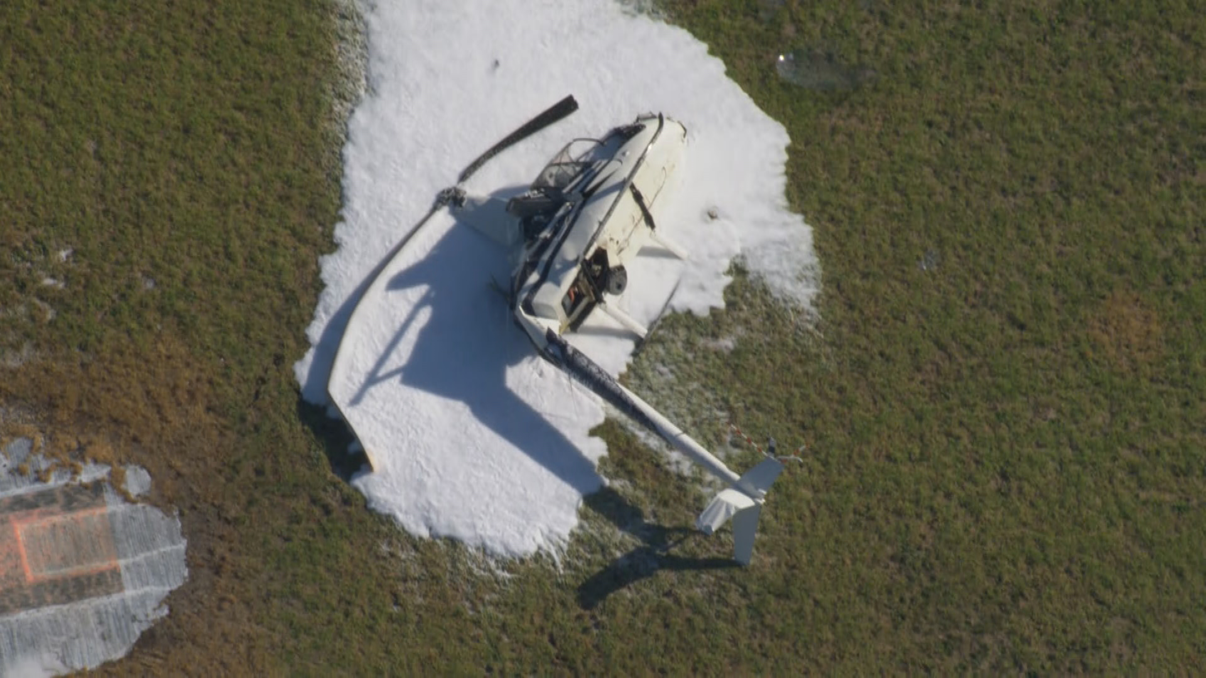 Helicopter crashes at airport in Melbourne's south-east