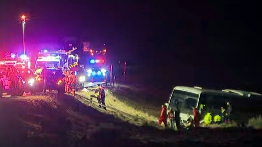 Bus crash near Jindabyne