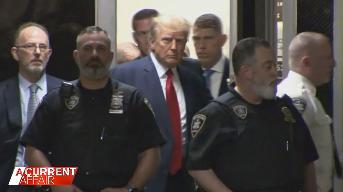 Hoy, Donald Trump fue acusado de 34 cargos por delitos graves.