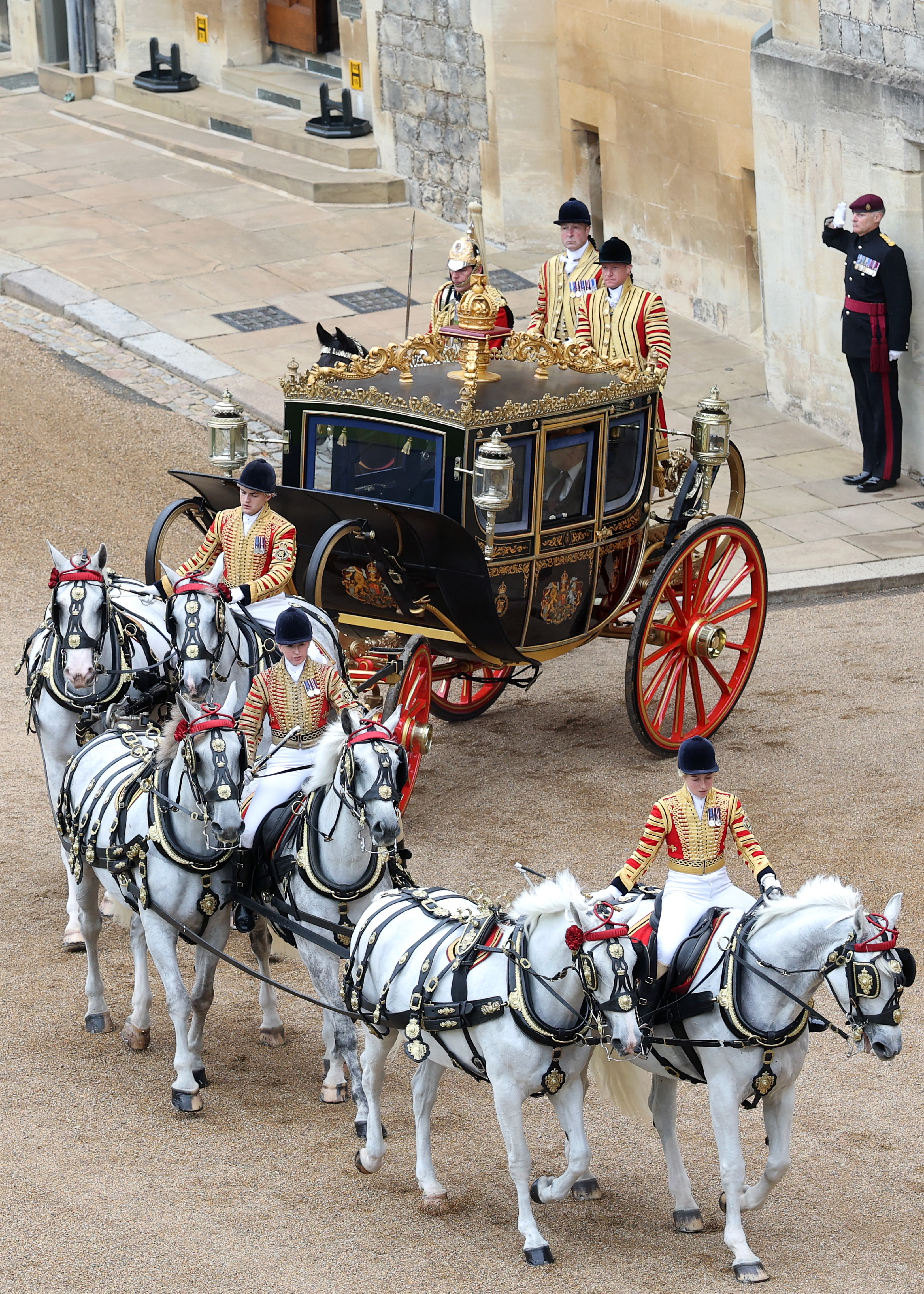 King Charles III and US President Donald Trump